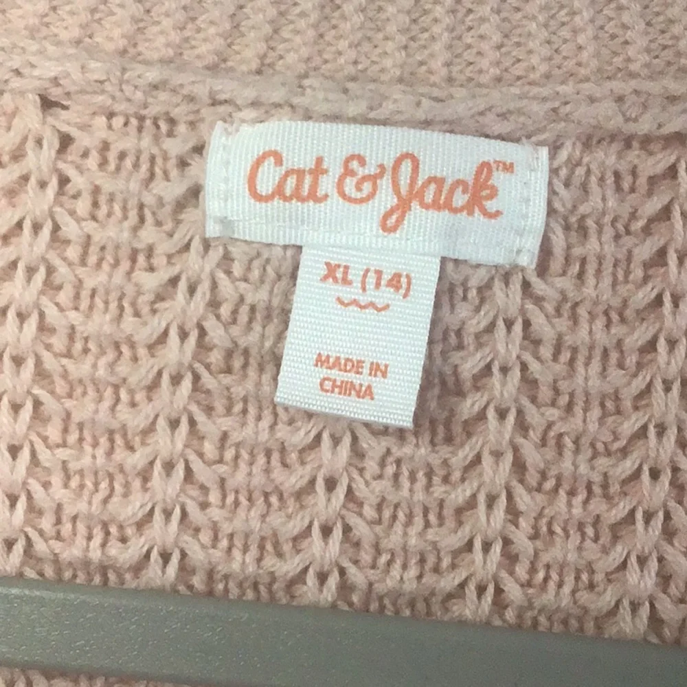 Shaker open knit cardigan
